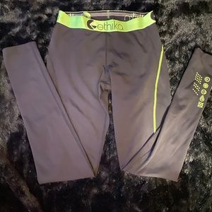 Neon green Ethika leggings
